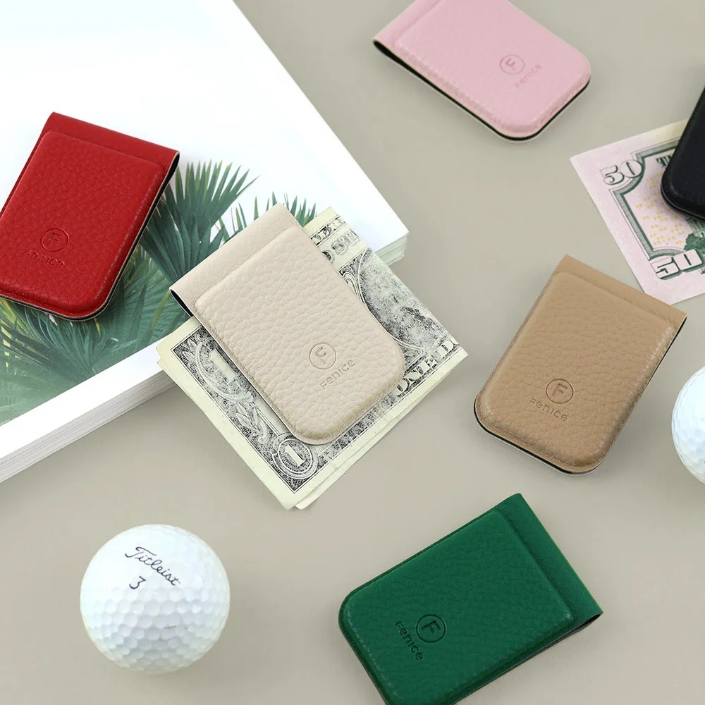 [FENICE] Korean Modern MAGNET MONEY CLIP (45*68mm) Soft Texture Slim and Light