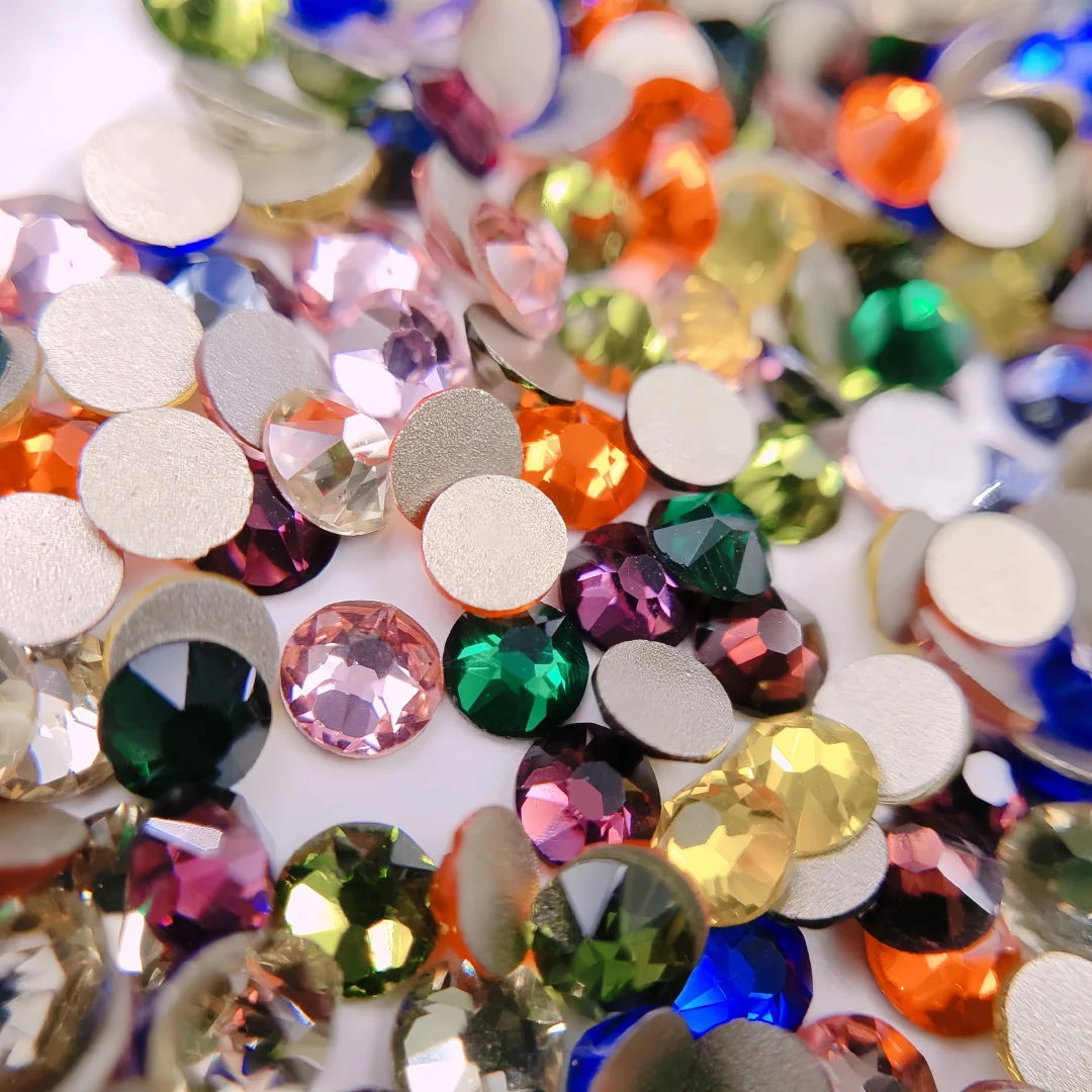 Multi Size Colors 7A Luxury Dance Costume Flat Back Rhinestones Non Hotfix Crystals for Shoes Bags Home Decor