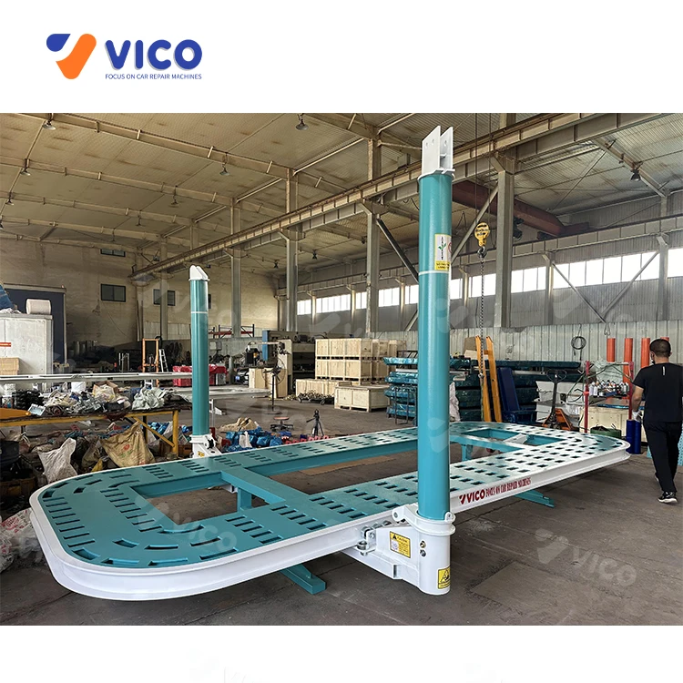 Vico Electric Control Smart Car Repair Pulling Rack Machine Auto Body Repair Equipment Collision Car Straightener with CE