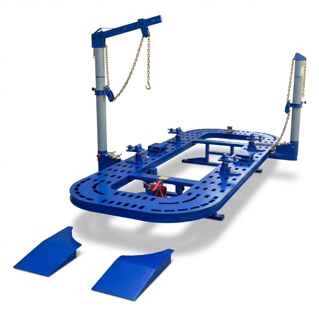 Tricar 2 Towers High Quality Floor Frame Machine Auto Body Collision Repair Equipment Car Girder Straightening System