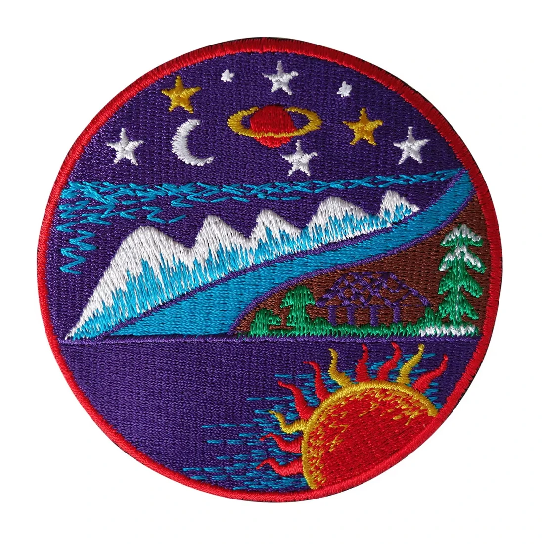 Wholesale Patches Colorful Chenille Embroidered Patches for Clothing Custom Logo High Quality Embroidered Patches