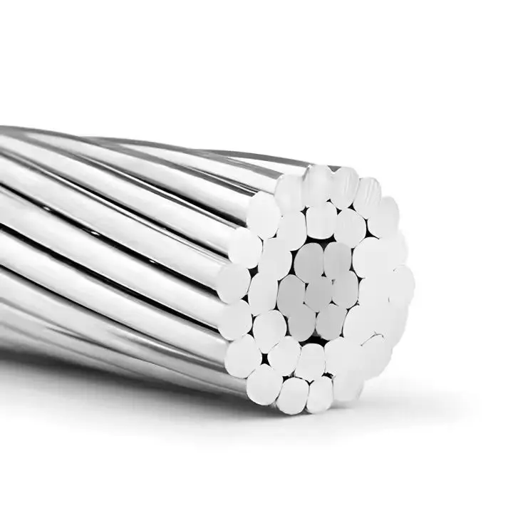 1/0 2/0 AWG Stranded Aluminum Alloy Bare Conductor Wire AAC ACSR ABC AAAC Electrical Wire Jayuan Brand 63% Conductivity