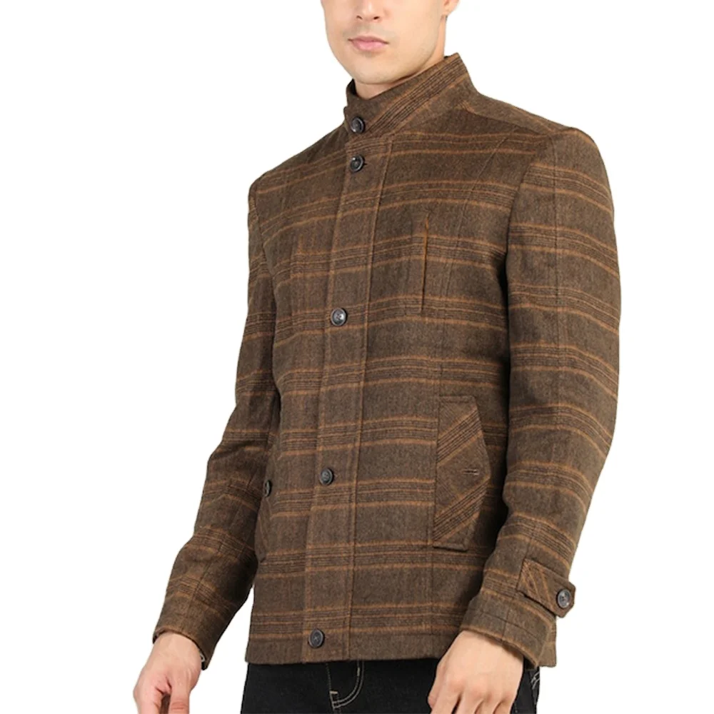 05% Men Three-piece Slim Plaid Formal Wear Casual Groom Wedding Suit Winter Warm Breathable Plus Size Stylish Blazer Coat