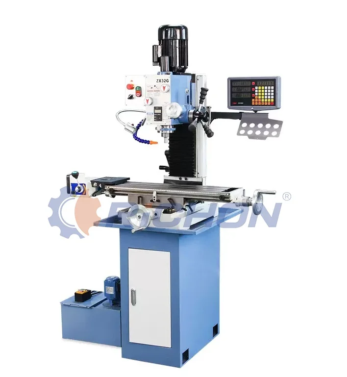ZX32G ZX35V ZX45G Metal Drilling and Milling Machine  with DRO Taladradora Y Fresadora Vertical Milling and Drilling Machine