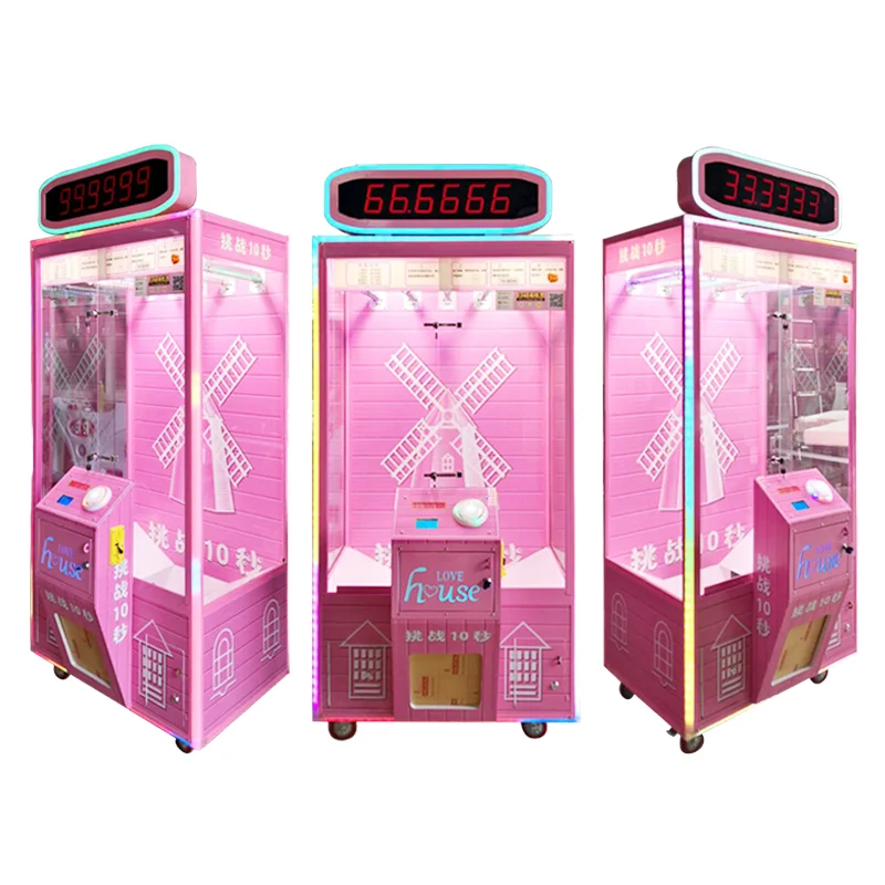 1 Year Warranty Commercial Iron for for 10-Second Coin-Operated Arcade Game Flashing Light Realistic Sound Baoyu Brand