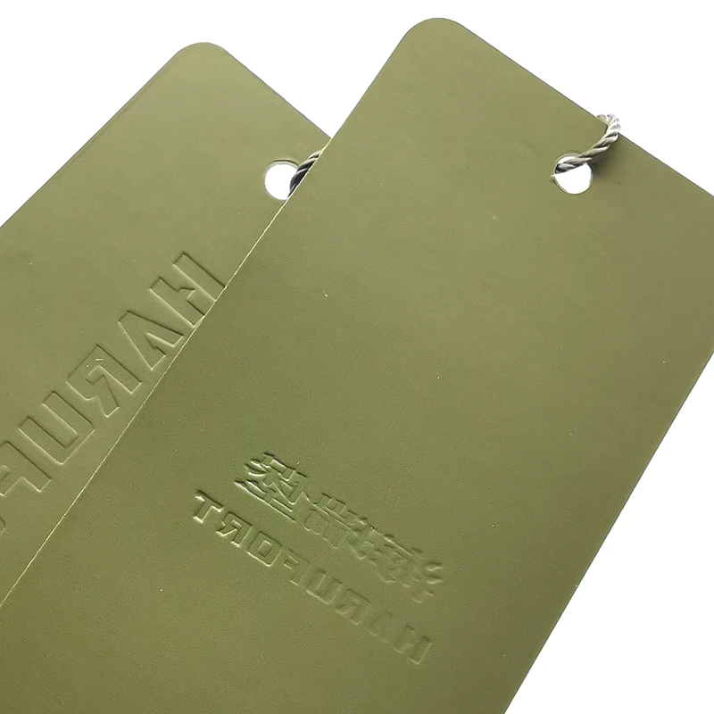 Custom Printed Logo Paper HangTags Price Swing Tag Clothing Labels Custom Logo Garment Label Clothing Garment Labels Hang Tag