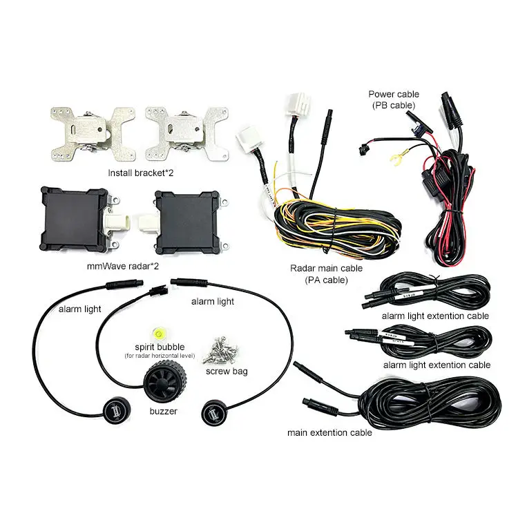 77GHz ADAS BSD Dual Microwave Radar Monitor Car Blind Spot Detection Safety System