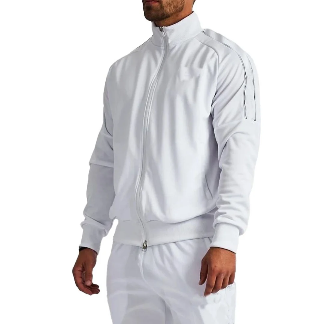 Men Spring Wear Outdoor Sport Coat Men's Zipper Casual Sport Coat  Breathable Cotton Fitness Yoga Coat