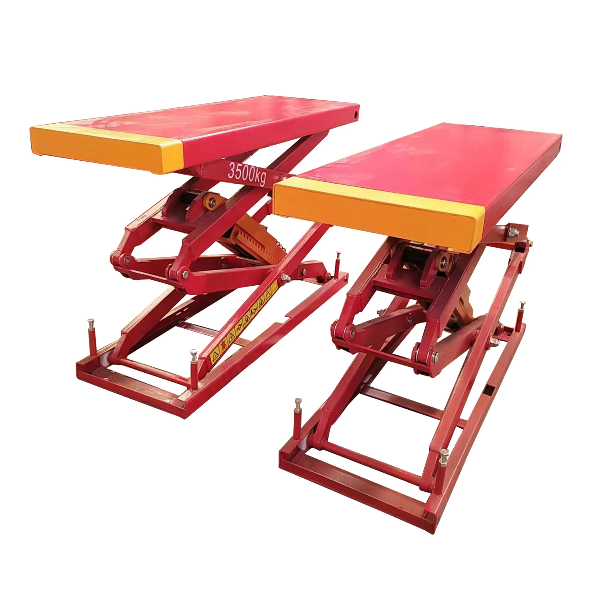 Hot Selling 3.5T  in Ground High Rise  3.5T Ton Vehicle Scissor Lift Workshop Equipment