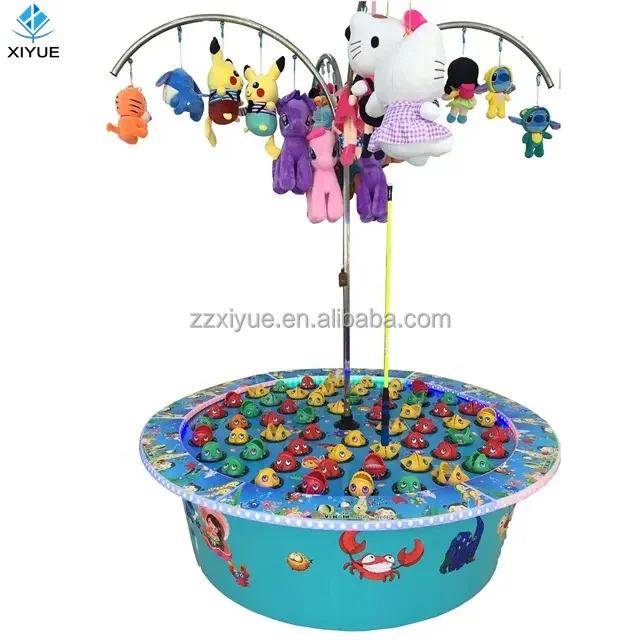 Zhengzhou Xiyue Shopping Mall Indoor Outdoor Fishing Machine Kids Amusement Park Facility Multiplayer Children Fishing Machine