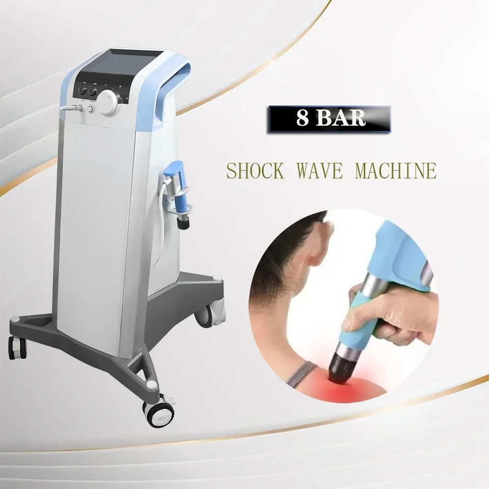 10 Bars Home Use Pneumatic Shockwave Therapy Machine Physiotherapy for ED Pain Relief & Massage Beauty Equipment