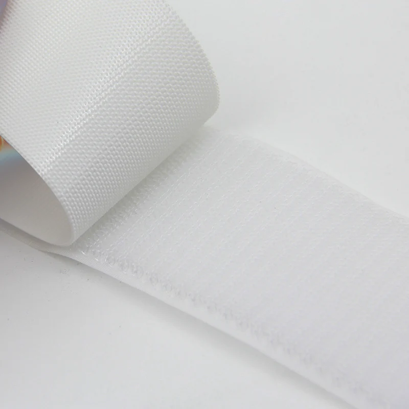 -napped Hook Loop Tapes Single Sided Adhesive Strong Polyester/Nylon Loop Black Removable High-grade Waterproof Eco-Friendly