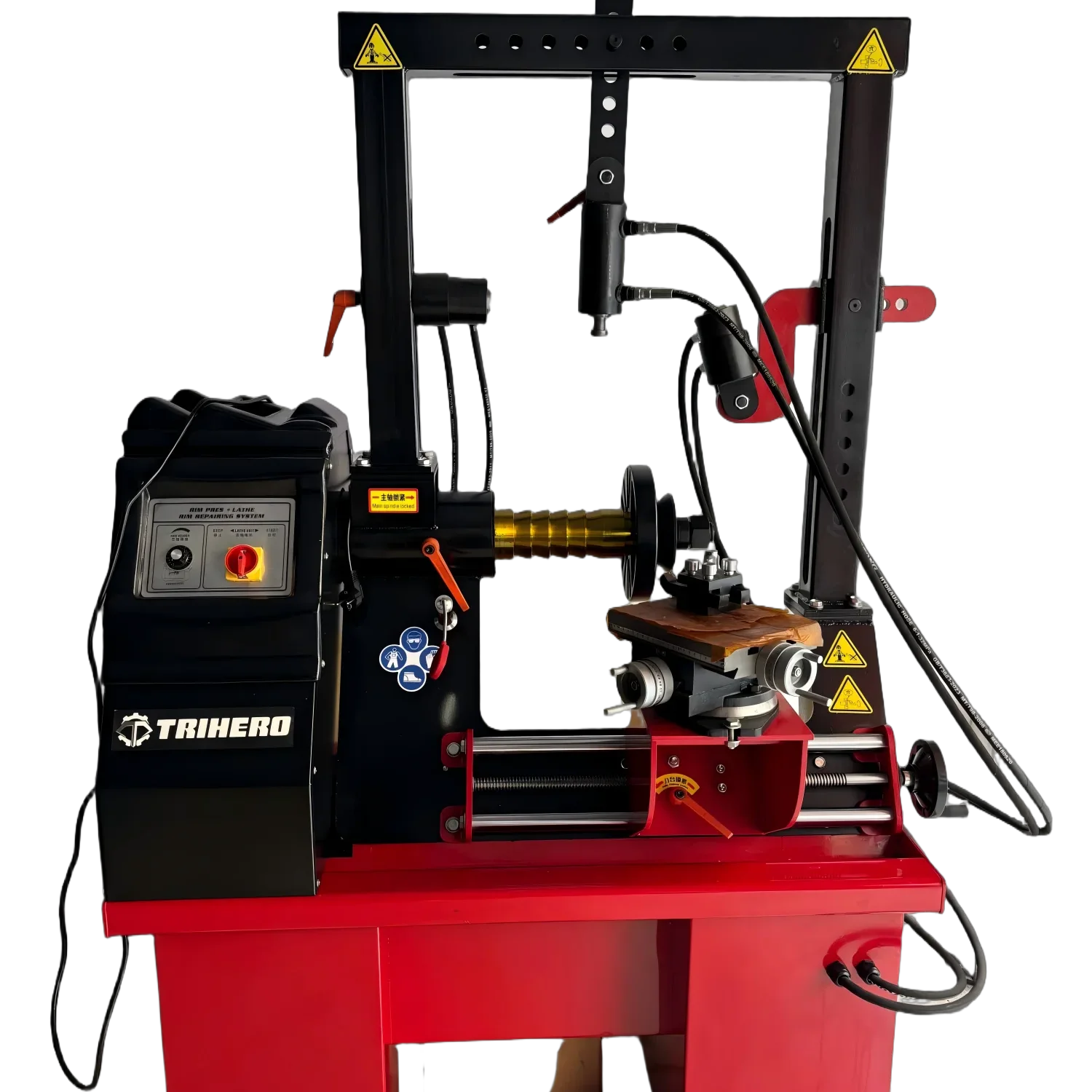 Trihero Factory Price CE  Automatic Rim Repair Machine 3 Cylinder Body Repair Equipment with Mag Rim Straightening Tool