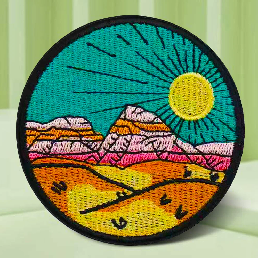 Embroidered Fabric Cloth Patch Iron on Patch 3D Custom Embroidery Patches