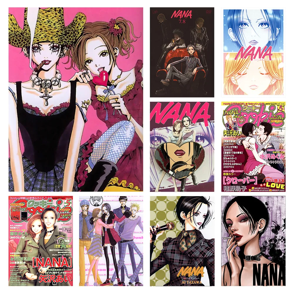 (Without Frame)Wholesale Different Sizes Custom Anime Posters Nana Canvas Poster Wall Art