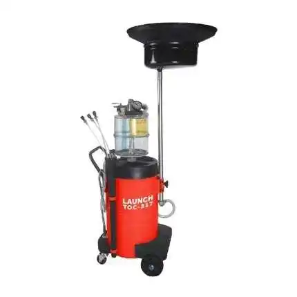 Etop LAUNCH Toc-217 72L Automatic Pneumatic Oil Drainer Extractor for Workshop Use Metal Construction Vehicle Maintenance
