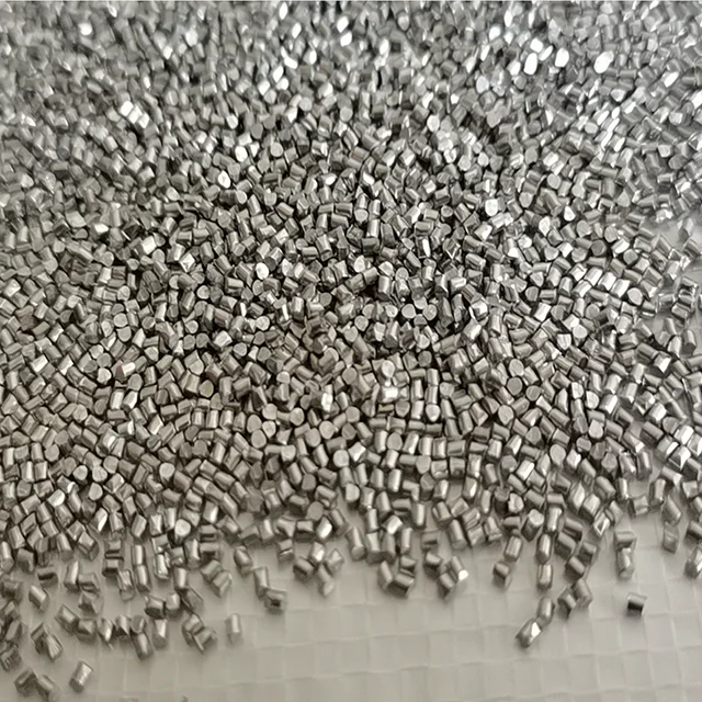0.4/0.6/0.8/1.0/1.2mm Aluminum Cylindrical Shot for Shot Blasting Abrasive Aluminum Cut Wire Shot Powder