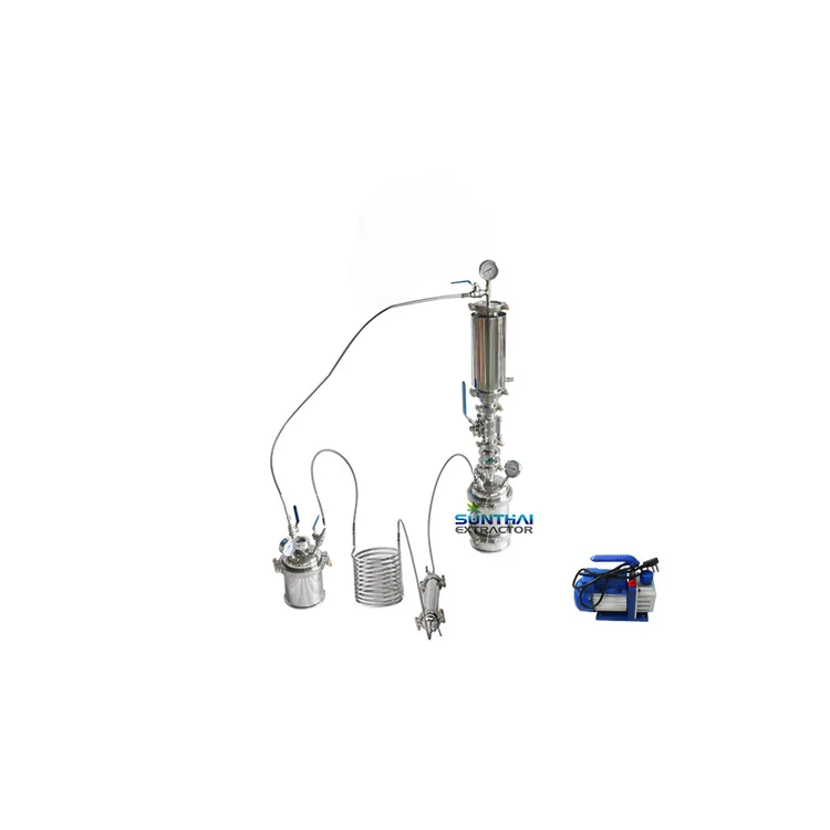 0.5lb Turnkey Closed Loop Extractor System With Round Lid