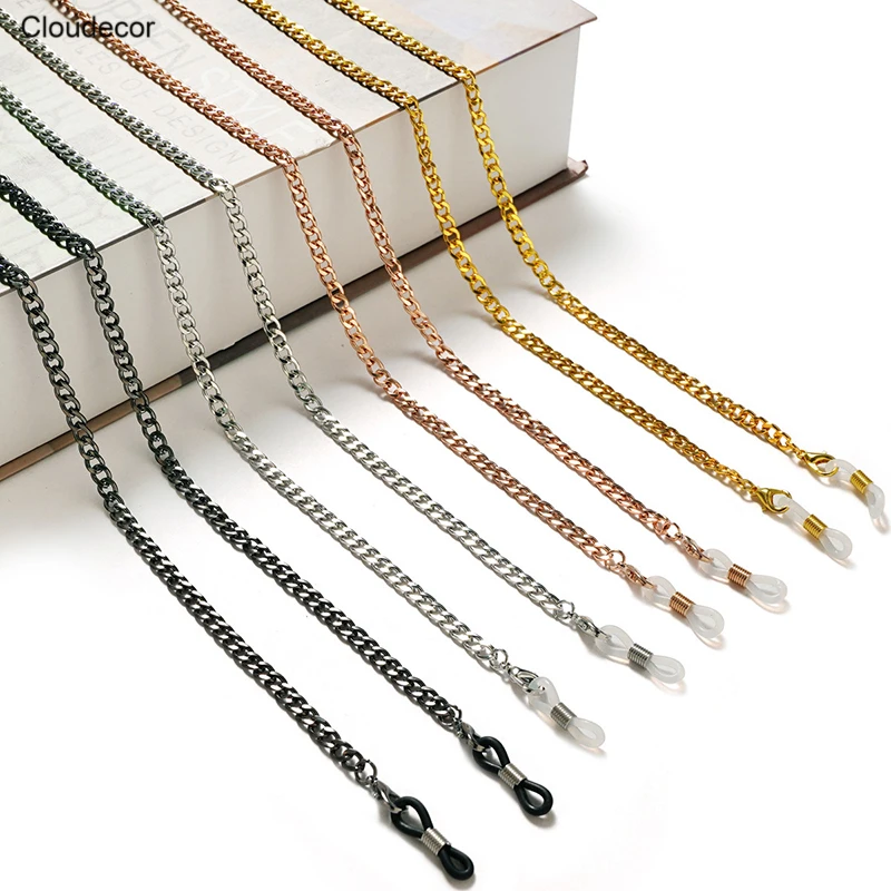 Sunglasses Glasses Chain Accessories Metal Sunglasses Chain Hanging Accessories Alloy Flat Chain Eyeglasses Parts