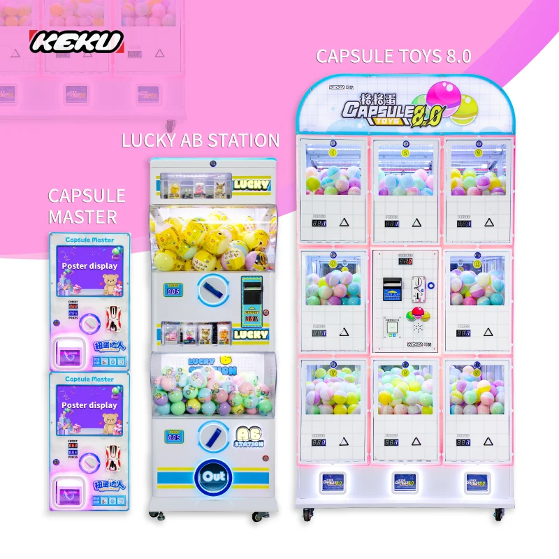 Wholesale Custom Pink Coin Operated Toy Vending Arcade Claw Crane Machine Cheap Doll Claw Machine Doll Machine Shop