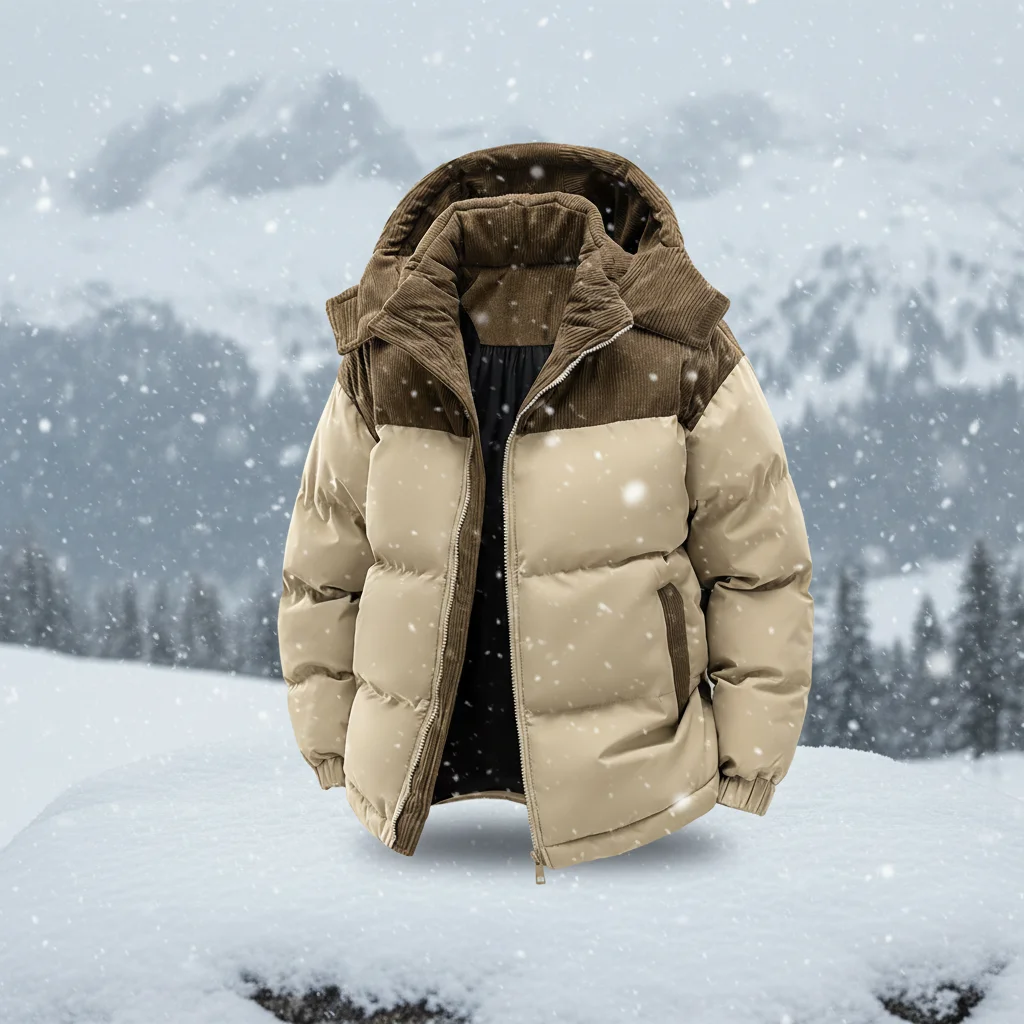 New Winter  Puffer Jackets Men's Coats Male Casual Thick Outwear Fleece Warm Overcoats Mens Clothing