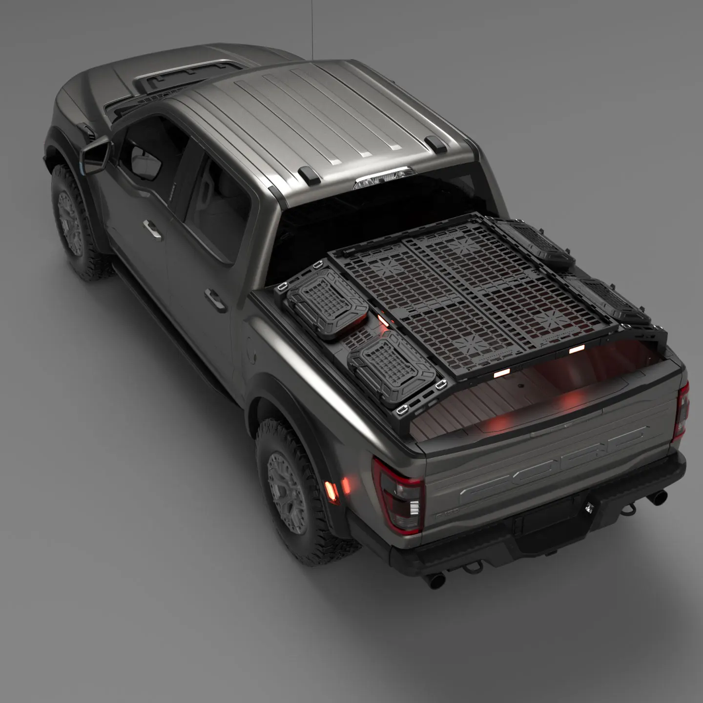 Wholesale Custom 4x4 Aluminum Roll Bar Truck Bed Rack Cargo System Off-Road Pickup Accessories for Tacoma Colorado NP300