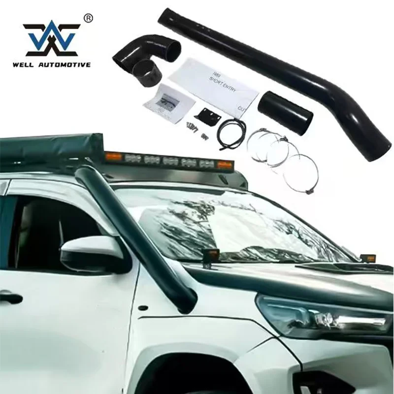 Offroad 4X4 Car Snorkel Stainless Steel Car Air Intake Snorkel 4X4 Accessories for Toyo-ta Hilux N80 Revo 2015-2023