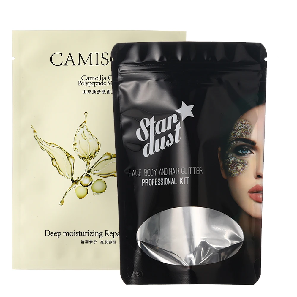 Ziplock Stand up Pouch Biodegradable Packaging Custom Color Graphic Design Packaging Bag Printing for Fashion Accessories