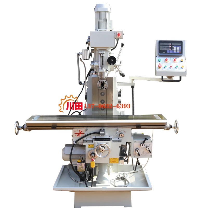 ZX6332 Heavy Duty Manual Mill 3-Axis High-Accuracy Multi-Functional Vertical Horizontal Drilling Milling Machine New Motor Core