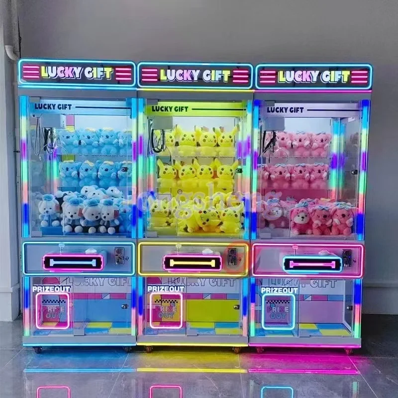 1 Player Claw Machine Coin Operated Game Doll Machine Custom Arcade Plush Toy Mini Claw Crane Machine
