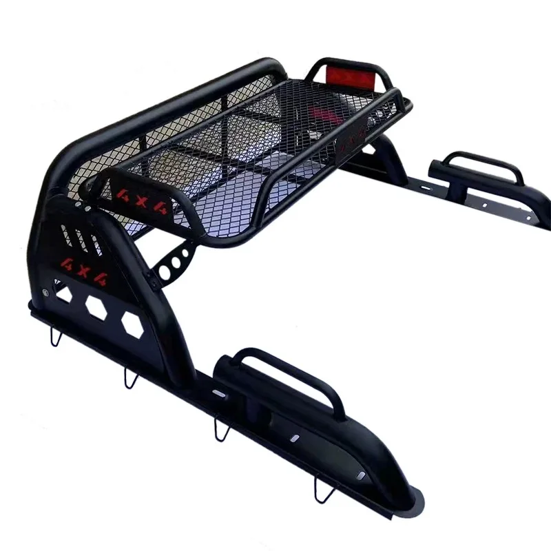 Sports Carbon Steel Roll Bar 4X4 Trunk Rear Rollbar for Mitsubishi Triton L200 Toyota Hilux Tacoma Chevrolet Colorado Navara D40