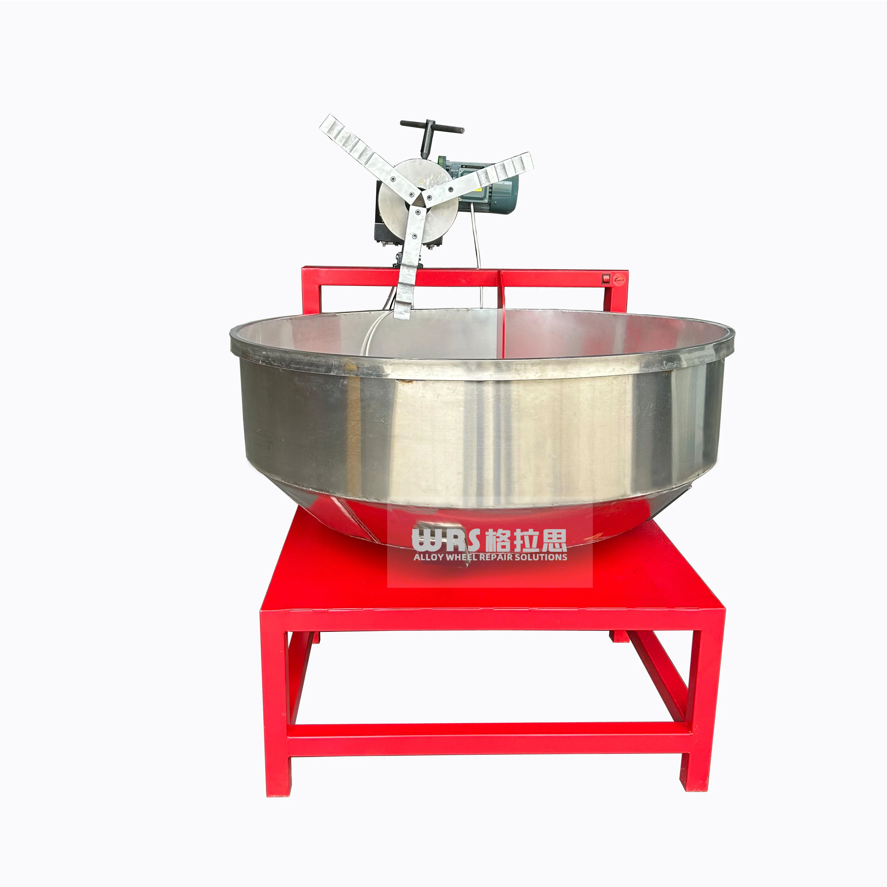 Vehicle Equipment Alloy Wheel Rim Polishing Repair Machine with Abrasive Medias Refurishment Tool