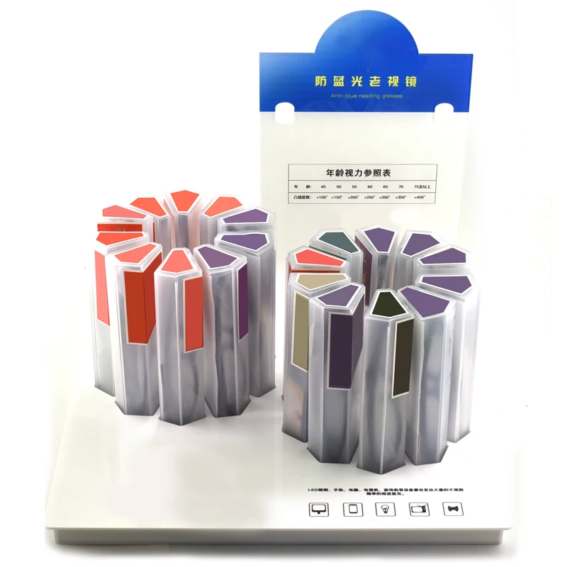 DOISYER 2022 High Quality New Arrival  Acrylic Eyewear Display Custom logo Reading Glasses Display Rack Stand Wholesale