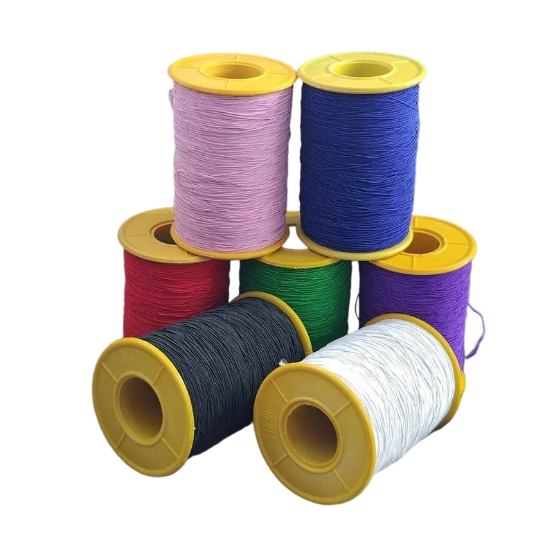 0.5mm Thickness 350 Yards One Roll Elastic Thread Elastic Cord Stretch String Crafting Cords for Garment