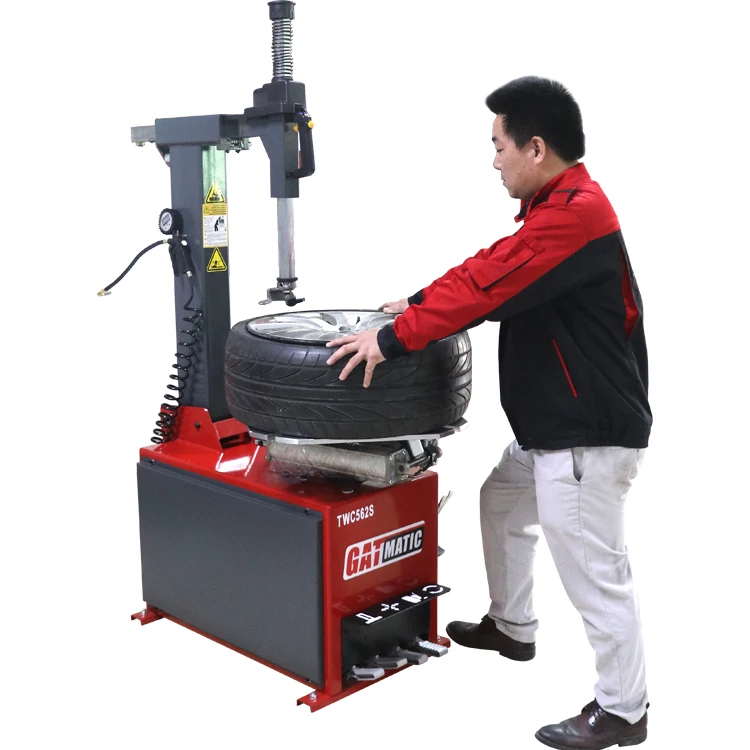 GATmatic Heavy Duty Pneumatic Car Tire Changer Machine Portable Automotive Workshop Equipment