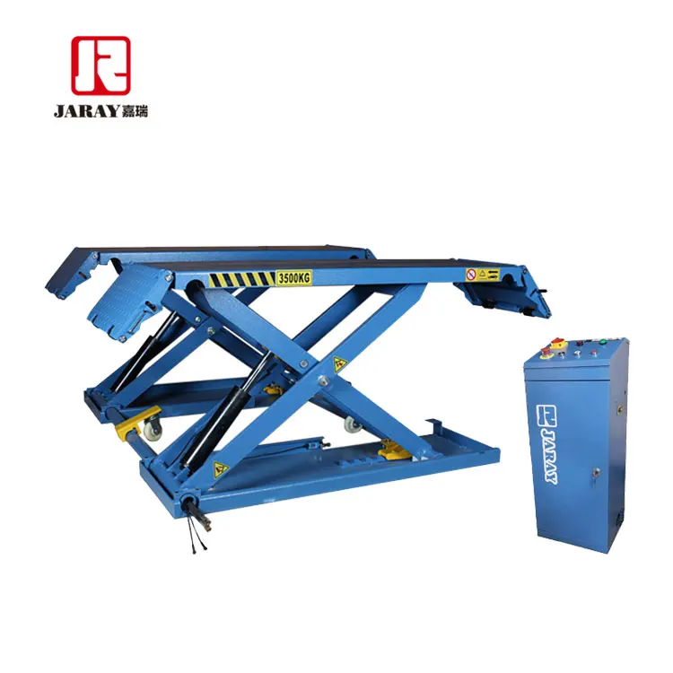 CE Certified Mid Rise Car Lift with Factory Price the Mobile 1.2m 3.5t  Scissors  Car Lift Mid Rise Scissor Car Lift