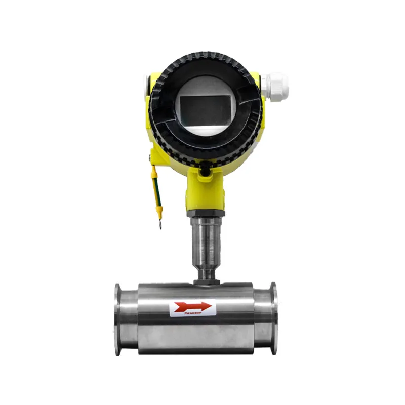 Zhong'an Exploration Gas Turbine Flow Meter 0-2000mh Stainless Steel Flange Connection For Natural Gas And Compressed Air