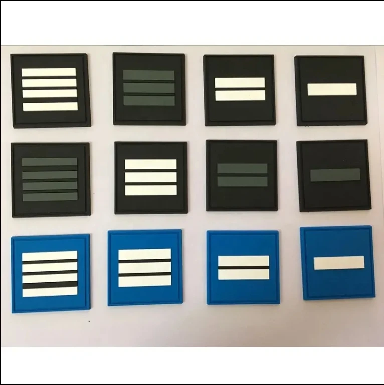 Uniform Scratch Grades Brigadier Gendarmerie PVC Patch Chest Braid Rank Chevron PVC Badge Patches