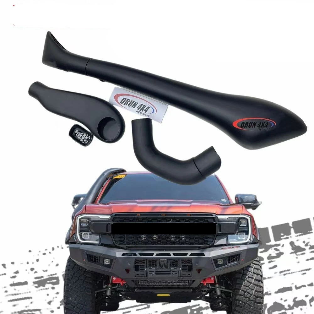 4x4 Factory LLDPE Pickup Car Snorkel for Ranger T9 Wildtrack Xl Xls Xlt 2022 2023 2024 Air Intake Snorkel Kits TJ