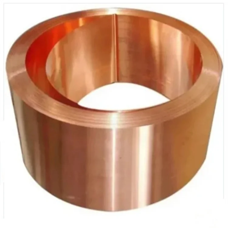 0.5mm 0.6mm 0.8mm 1.0mm T1 T2 C1100 C1011 C1220 Red Copper Strip Coil Copper Sheet Foil Roll in Stock Factory Price Per kg