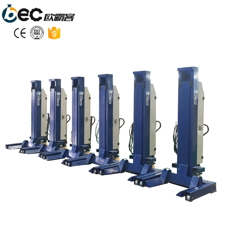 4 Post Hydraulic 5 t 12 Ton 15 Tons with Ce Heavy Duty Mobile Column Cableless Truck Lift Truck Hoist
