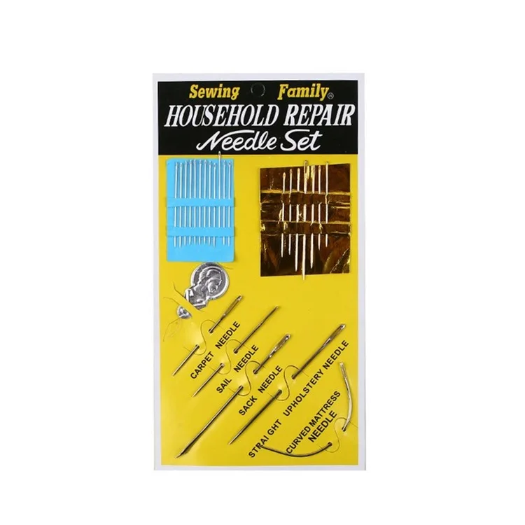 Factory Price Triangular Curved Needle Multi Functional Manual Hand Sewing Needle Set