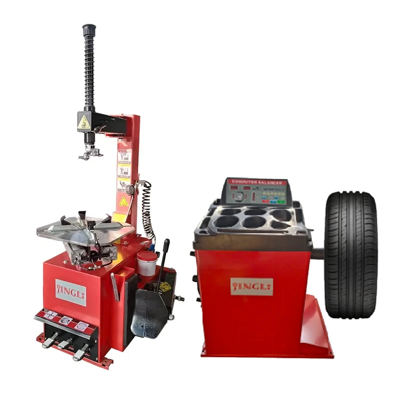 Factory Price Combo Automatic Tyre Changer and Wheel Balancer Machines 220v Power Supply