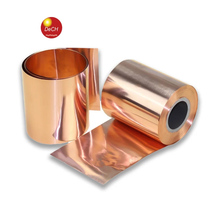 0.02mm Thickness Thin Red 99.9% Pure Copper Foil Coil Strip with Cutting & Welding Services Custom Sizes Available