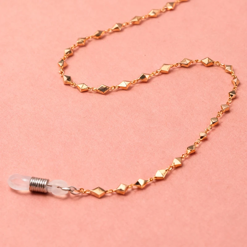 Deluxe WomenS Eyeglass Tie Eyeglasses Parts High Quality Metal Glasses String Fashion Beaded Chain Anti Slip Wholesale