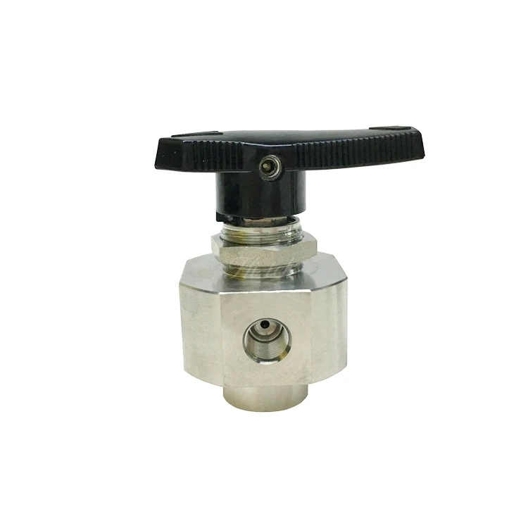 1/8" Stainless Steel Female Thread One-piece 5 Way Switching Instrumentation Ball Valve