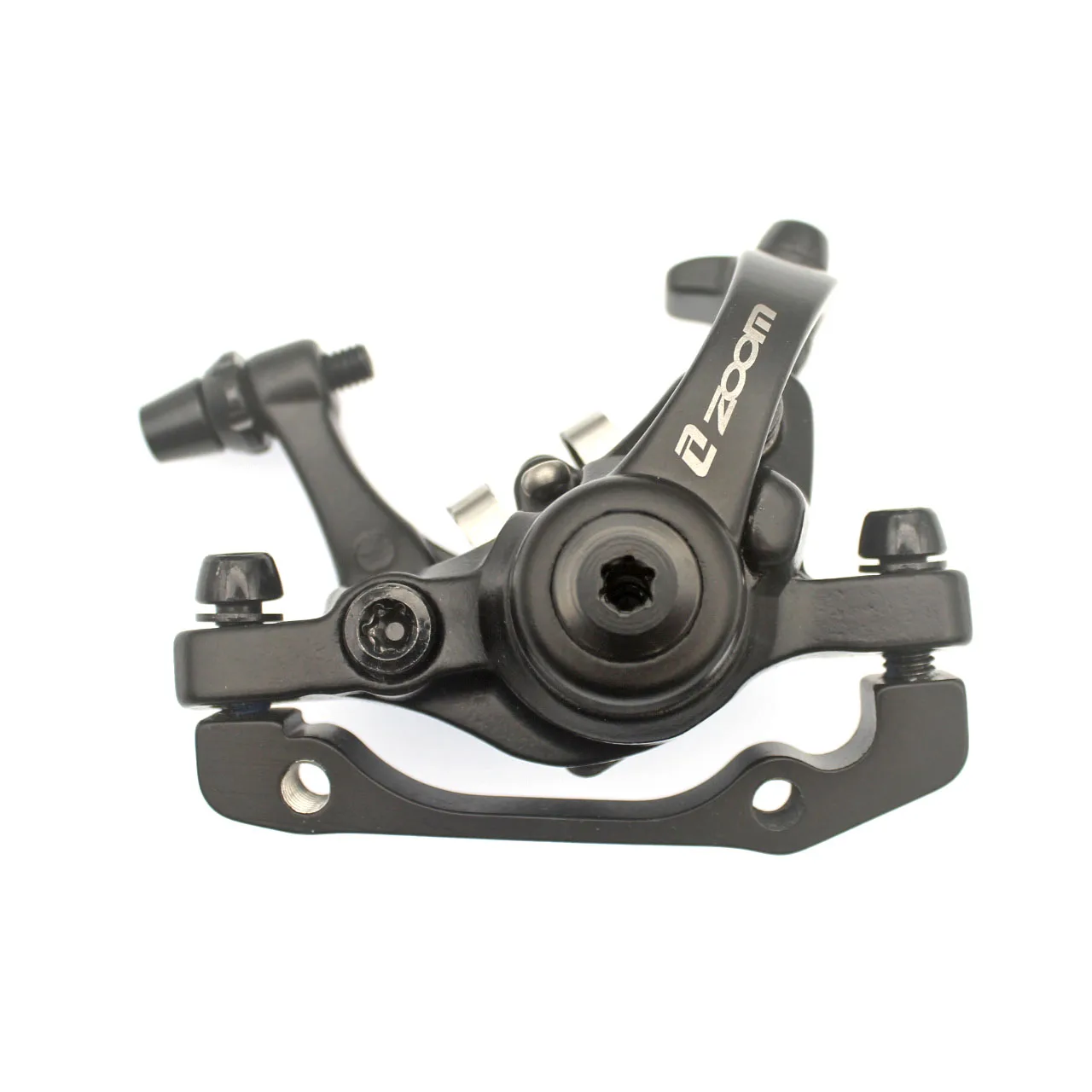ZOOM Aluminum Alloy Bicycle Rear Disc Brake Black Mountain Road MTB Bike Mechanical Caliper Disc Brakes Cycling Double Brake