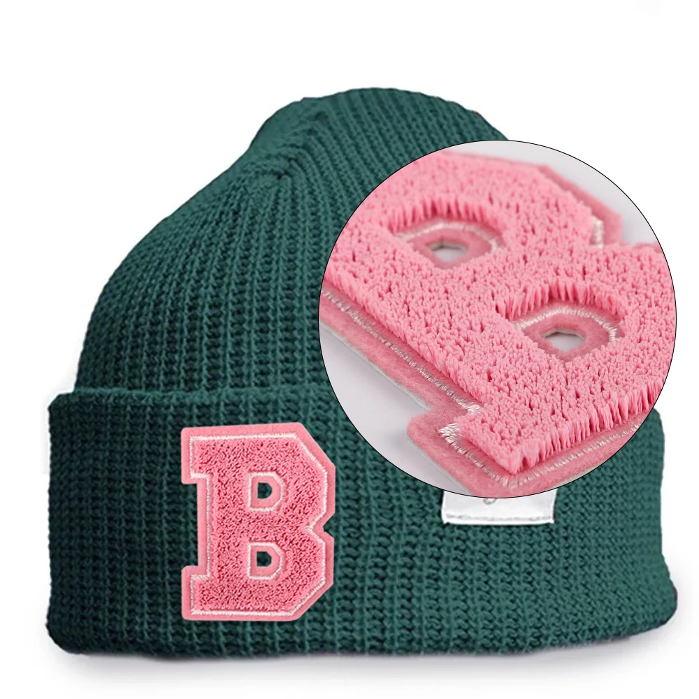 Custom Brand Pattern 3D Embroidery Patch Design Iron on Back Embroidery Patches Iron on