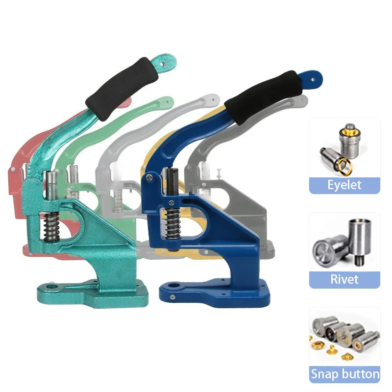 Hot Sale Practical Metal Tool Manual Grommet Eyelet Installation Machine for Pressing Snap Buttons & Rivet Sewing Supplies