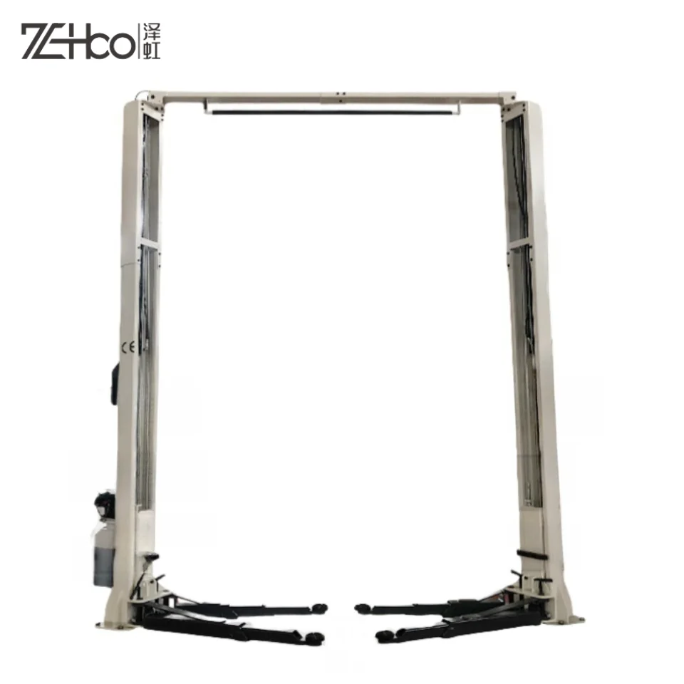 Hot Sale ZeHoo ZHL-4000 4.5Ton Two Post Car Lift with Clear Floor Manual One Side Release Universal Fitment